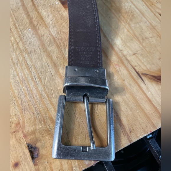 Dickies 2in1 REVERSIBLE Belt, Black and Brown, Size 38 - Picture 6 of 14